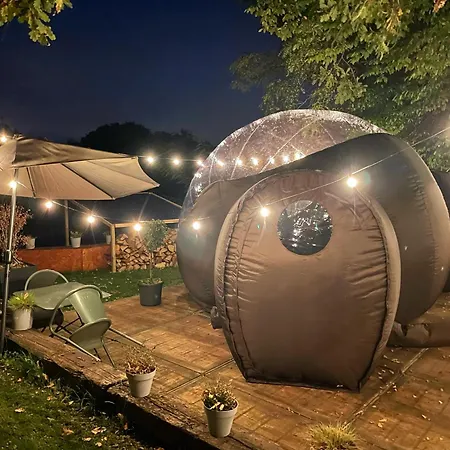 Tente de luxe La Bulle Bien Belge Avec Jacuzzi